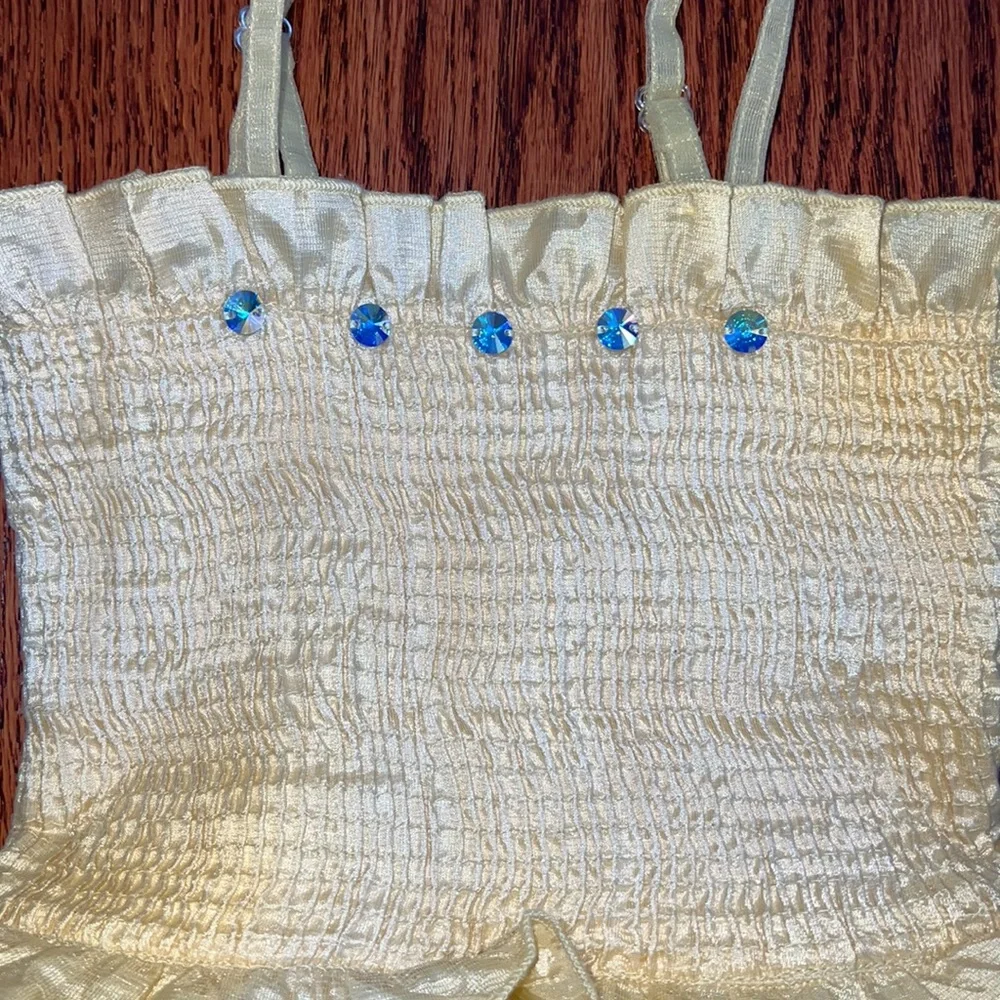 Beautiful Ooh! La, La! Couture yellow dress - size 3T - Picture 3 of 9